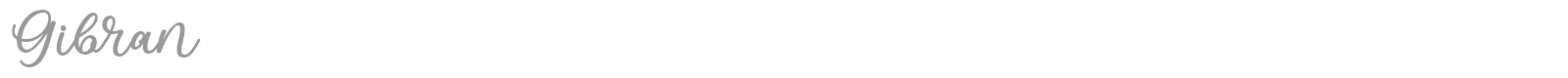 Gibran font preview